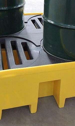 pallet de contenção para 4 tambores pallet de contenção para 4 tambores