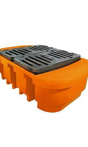 Pallet de contenção para IBC 4 tambores Pallet de contenção para IBC 4 tambores