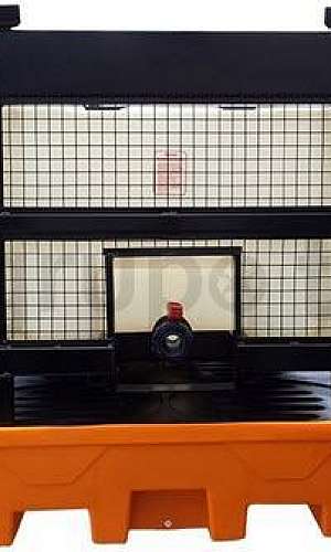 Pallets de contenção para tambores Pallets de contenção para tambores